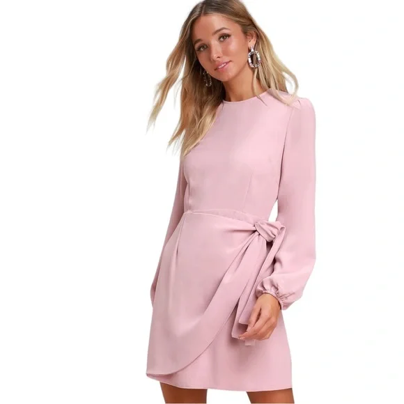 Lulus Front Tie Sweater Dress Lulus Dresses Lulus Believe It Or